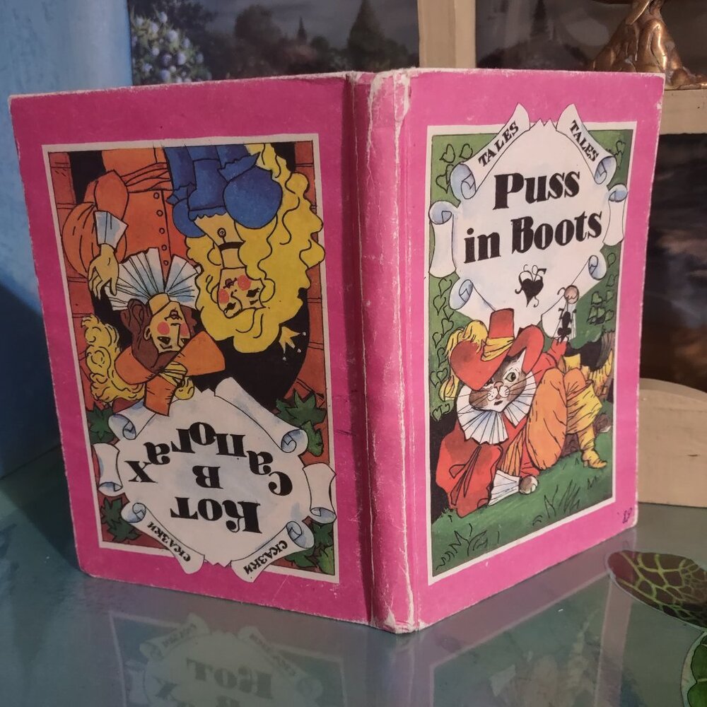 Rare 1992 Bilingual Book of 12 Tales/Fables Russian/English